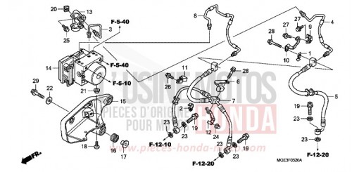 MODULATEUR ABS VFR1200FDC de 2012